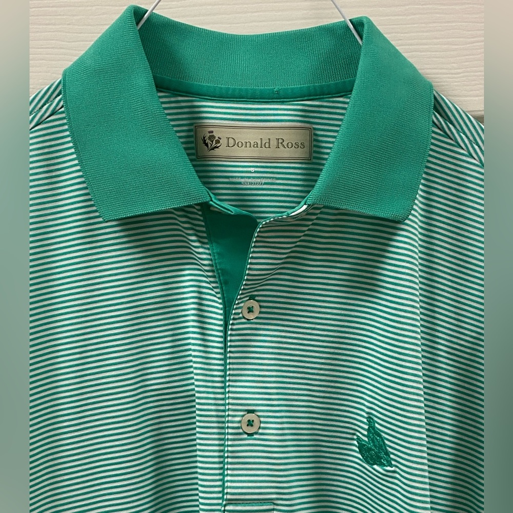 Donald Ross Golf Shirt/ Mint Green/ Small/ Like New